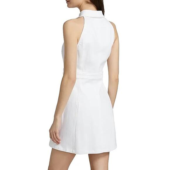 CINQ A SEPT Lillian Cotton-Blend Sleeveless Minidress - Picture 3 of 13